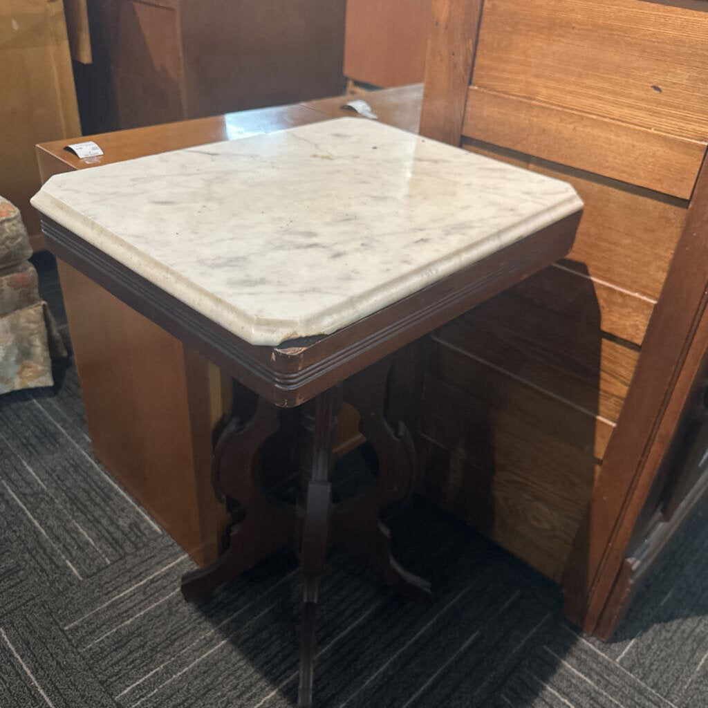 Marble Top Parlor Table