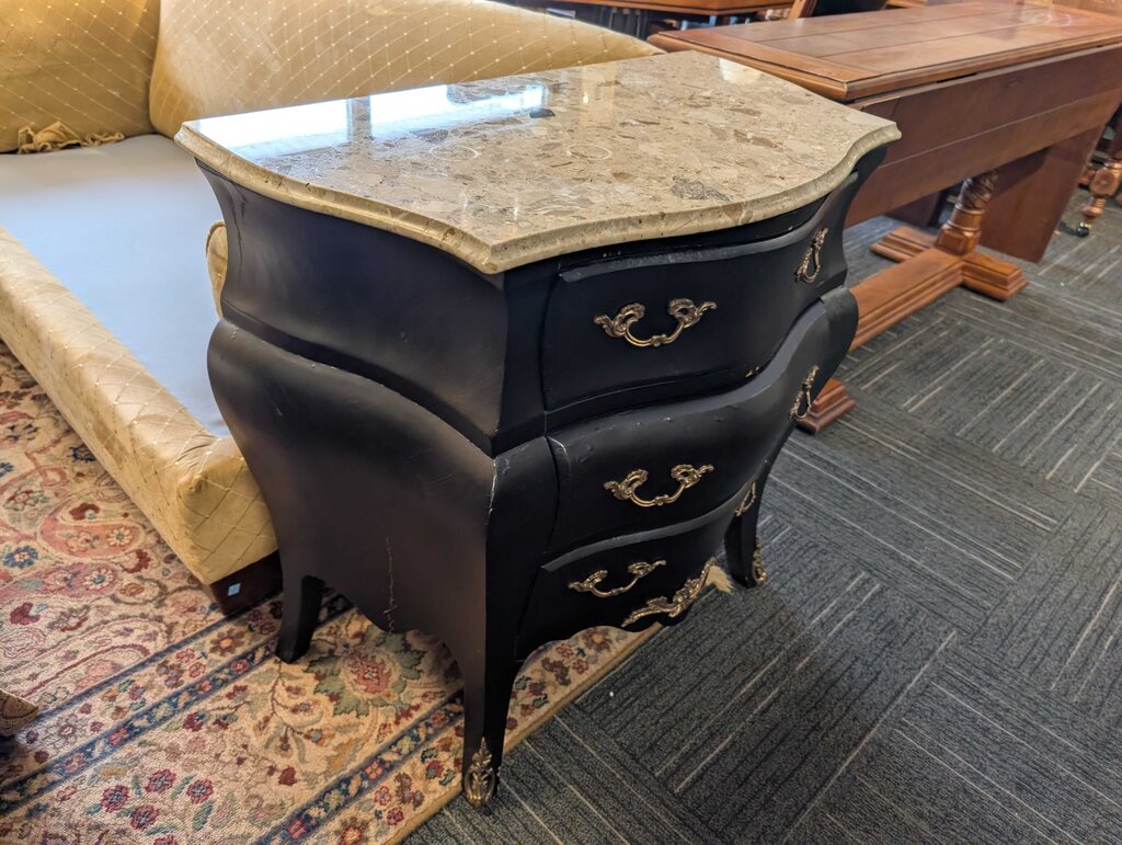 Bombay Style Granite Top Chest as is