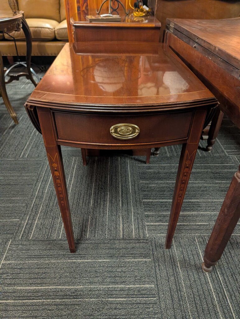 Ethan Allen Mahogany Drop Leaf Side Table
