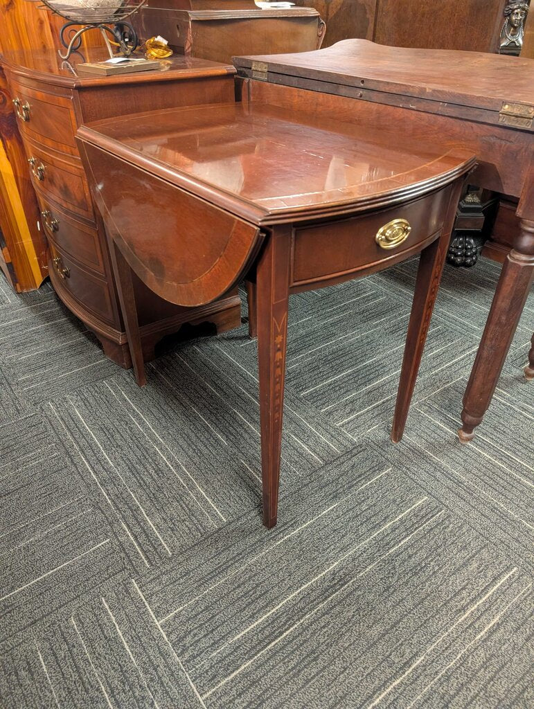 Ethan Allen Mahogany Drop Leaf Side Table