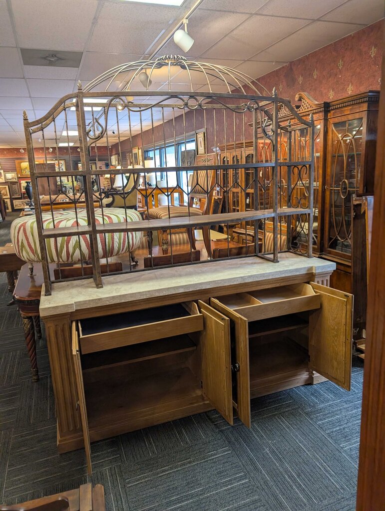 Drexel Heritage Granite Top Bakers Rack