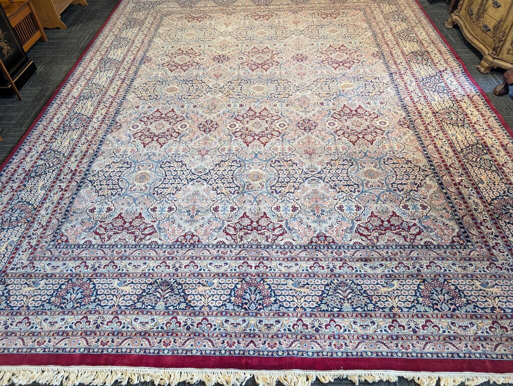 Hand Woven Wool Area Rug 15' 9'' x 12' 1''