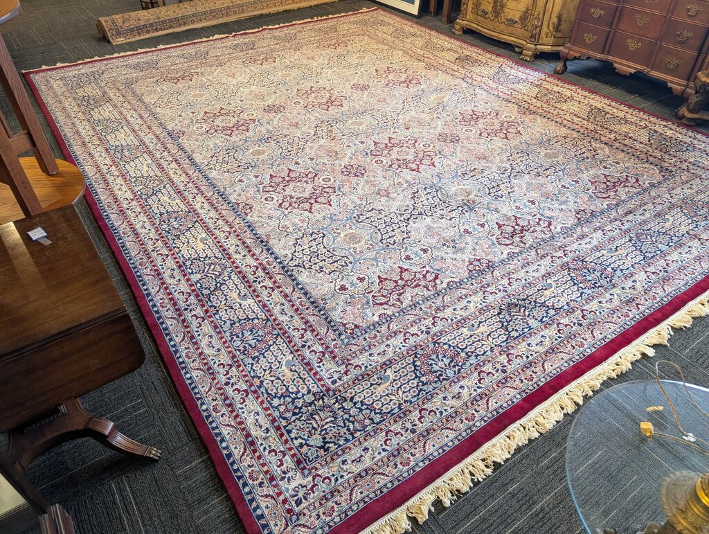 Hand Woven Wool Area Rug 15' 9'' x 12' 1''