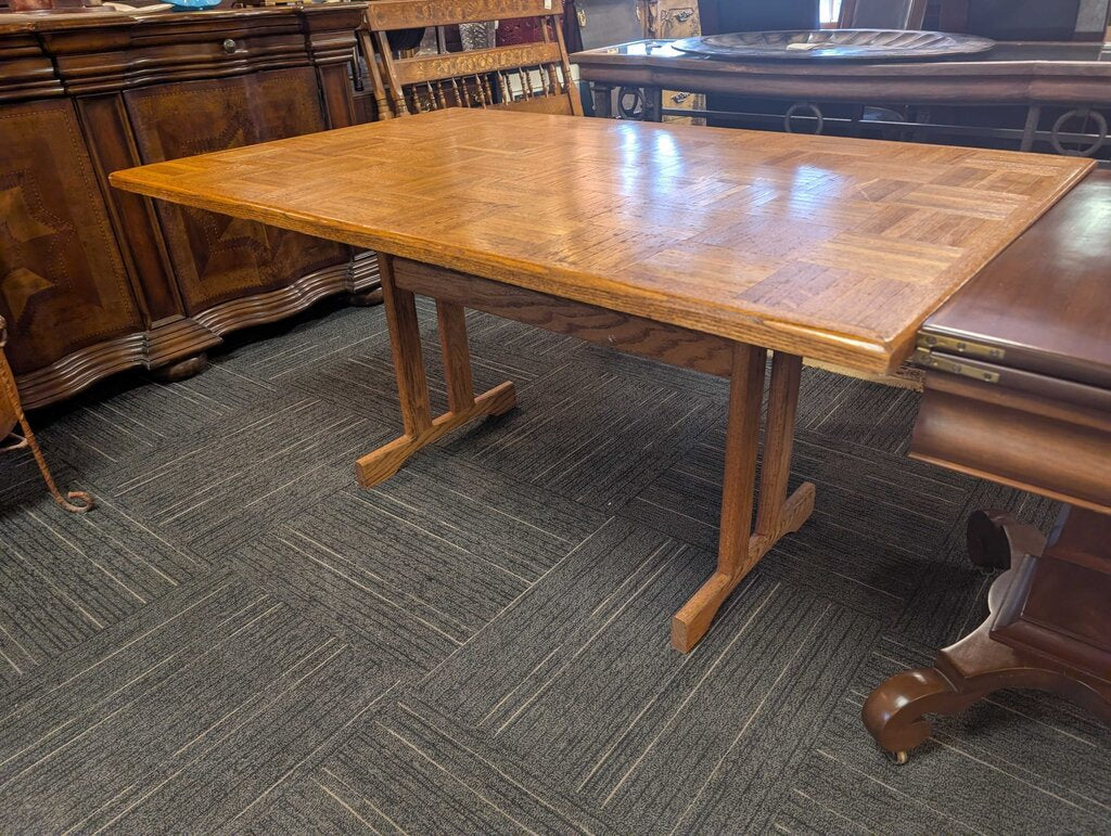 Oak Parquetry Table