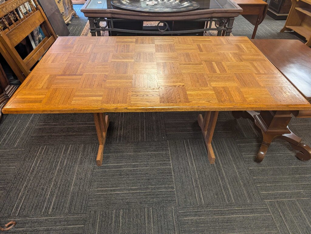 Oak Parquetry Table