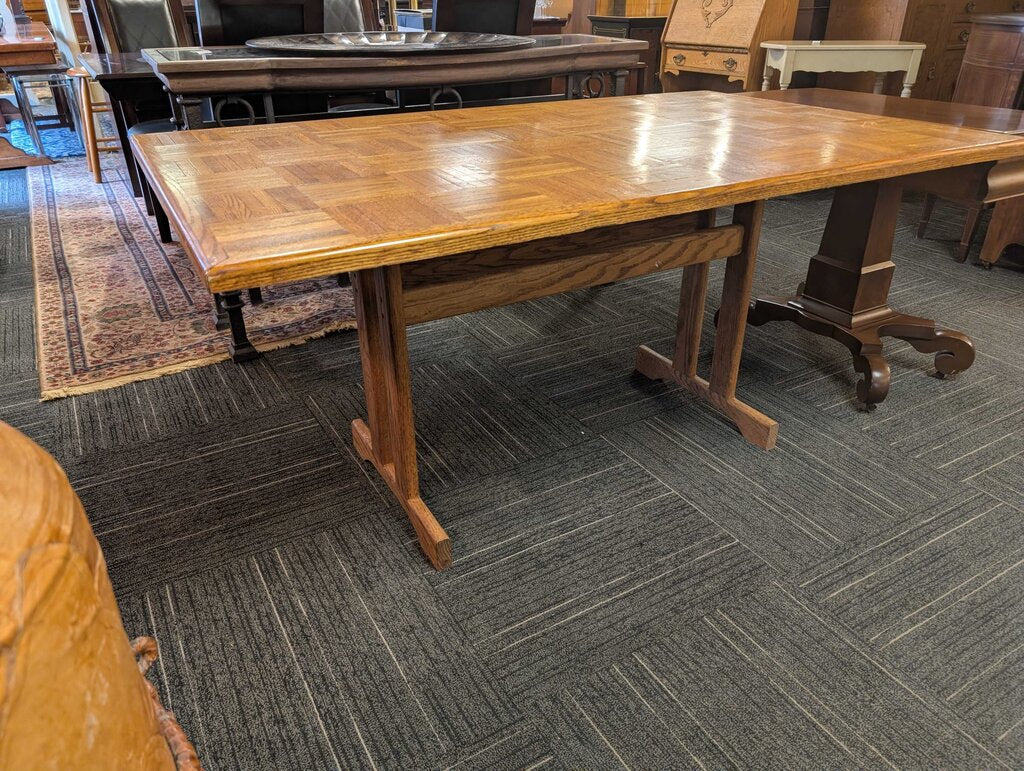 Oak Parquetry Table