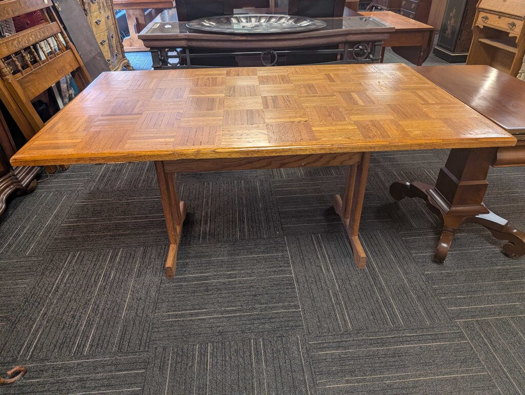 Oak Parquetry Table