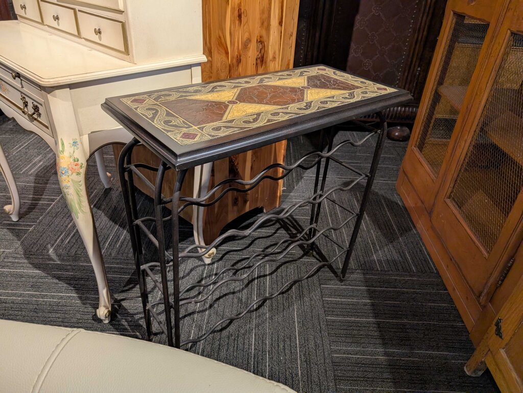 Wrought Iron Wine Rack