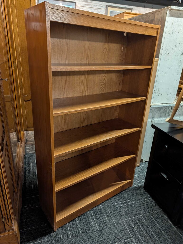 Oak Finish Bookshelf