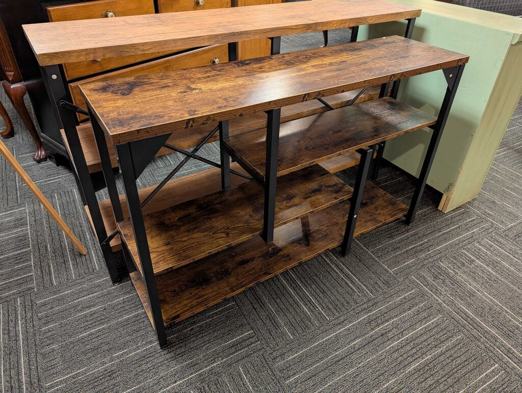 Industrial Style Media Stand