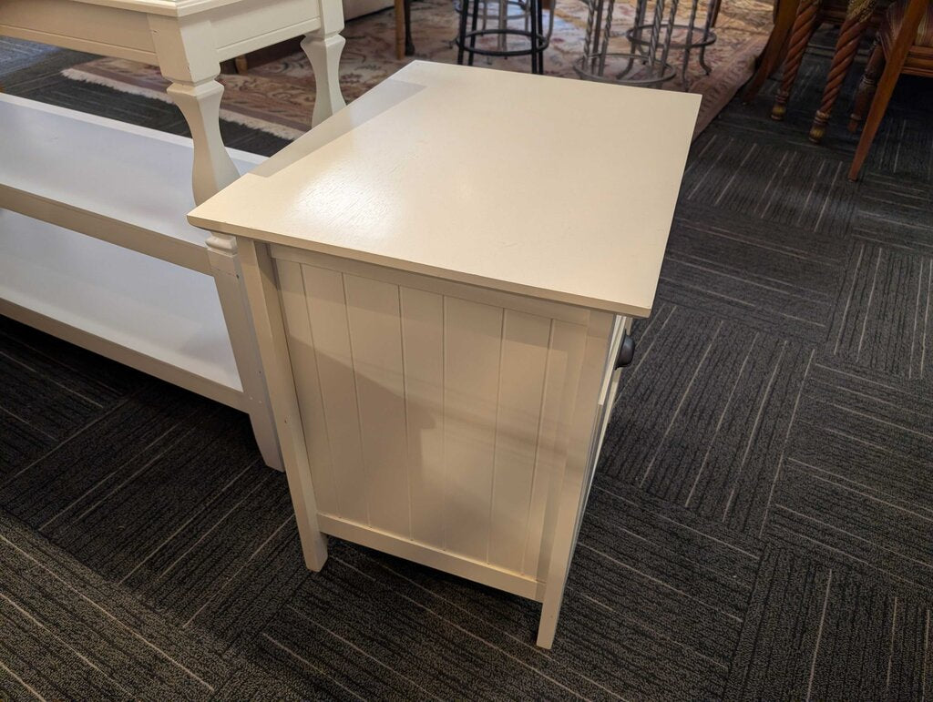 Modern Side Table With File Drawer