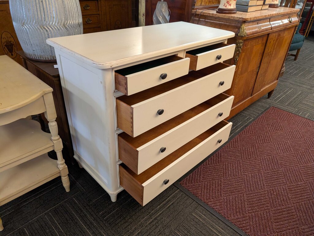 Factory Distressed Five Drawer Dresser