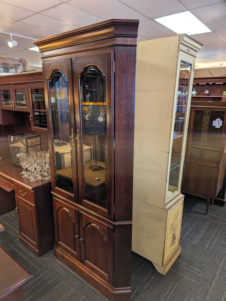 Cherry Corner Cabinet By Kincaid