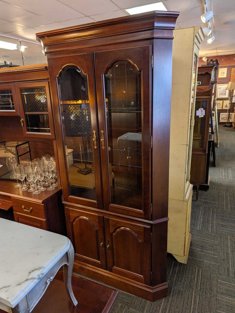 Cherry Corner Cabinet By Kincaid