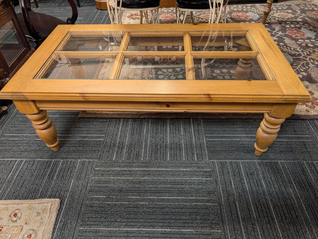 Pine Coffee Table By Hammary