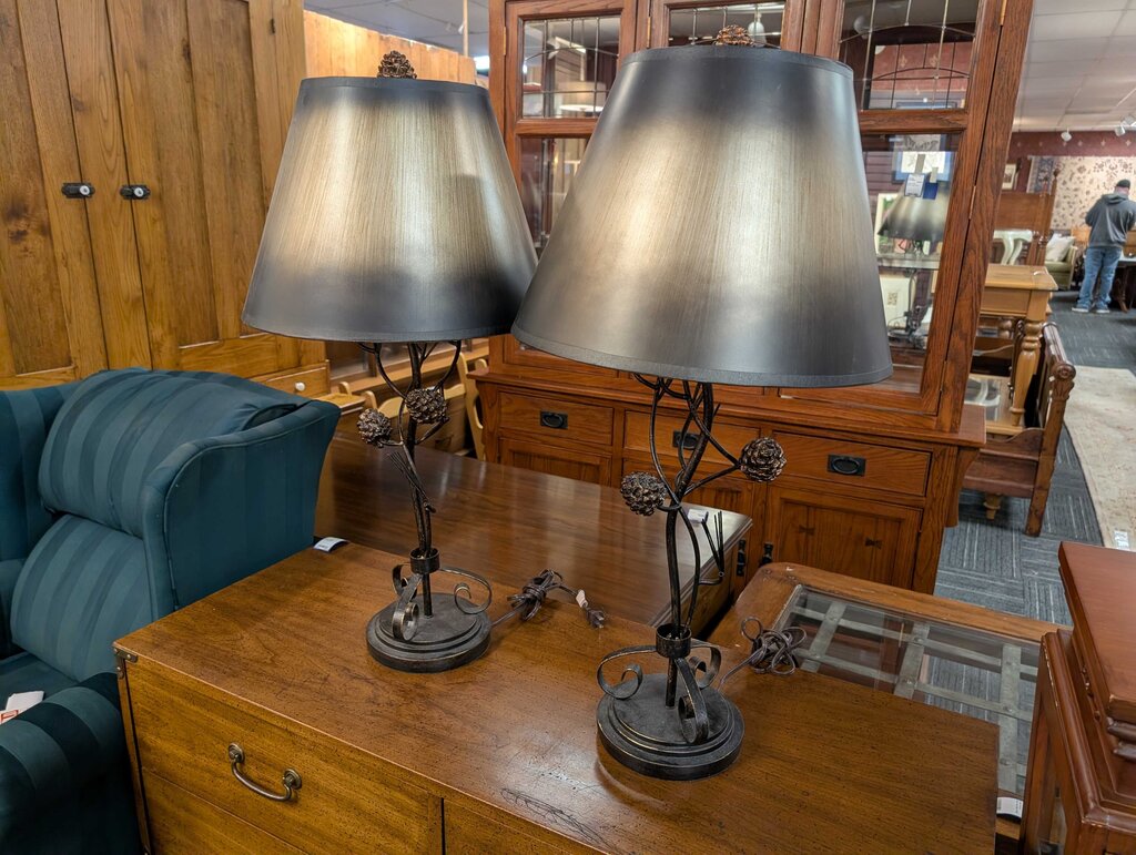 Pair Of Crestview Collection Table Lamps