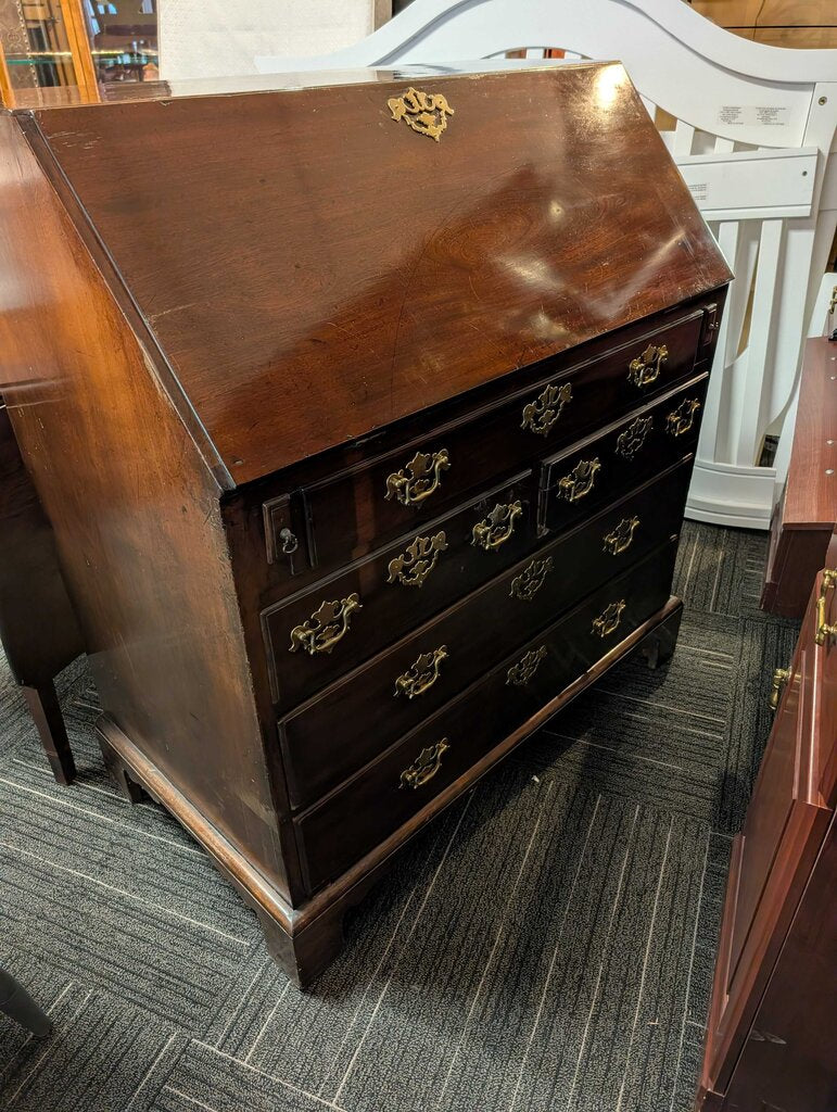 Antique Mahogany Drop Front Desk