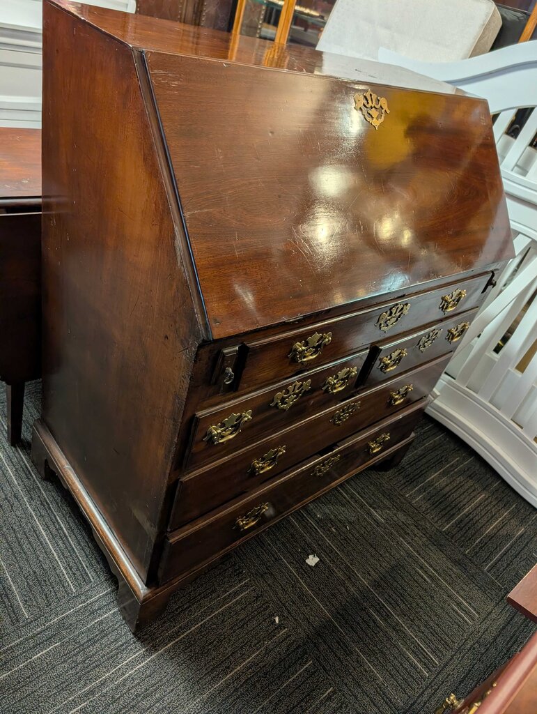 Antique Mahogany Drop Front Desk