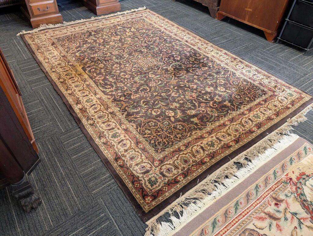 Hand Made Wool Area Rug 6'1''x9'2''