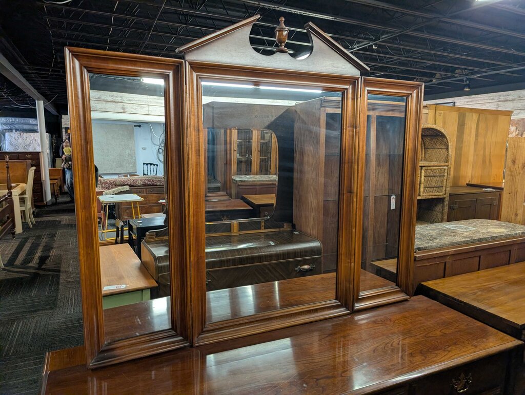 Cherry Dresser With Mirror By Chautauqua