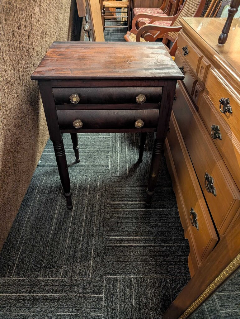 Antique Two Drawer Stand