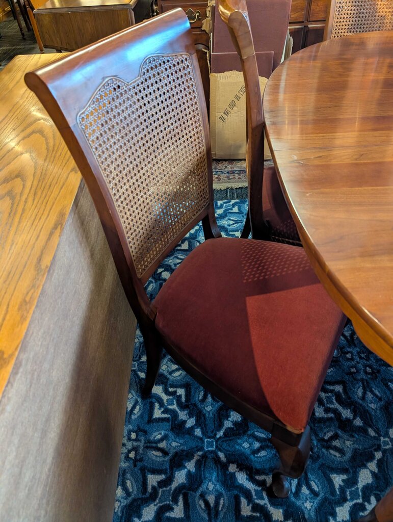 Cherry Table With Six Chairs By Monitor