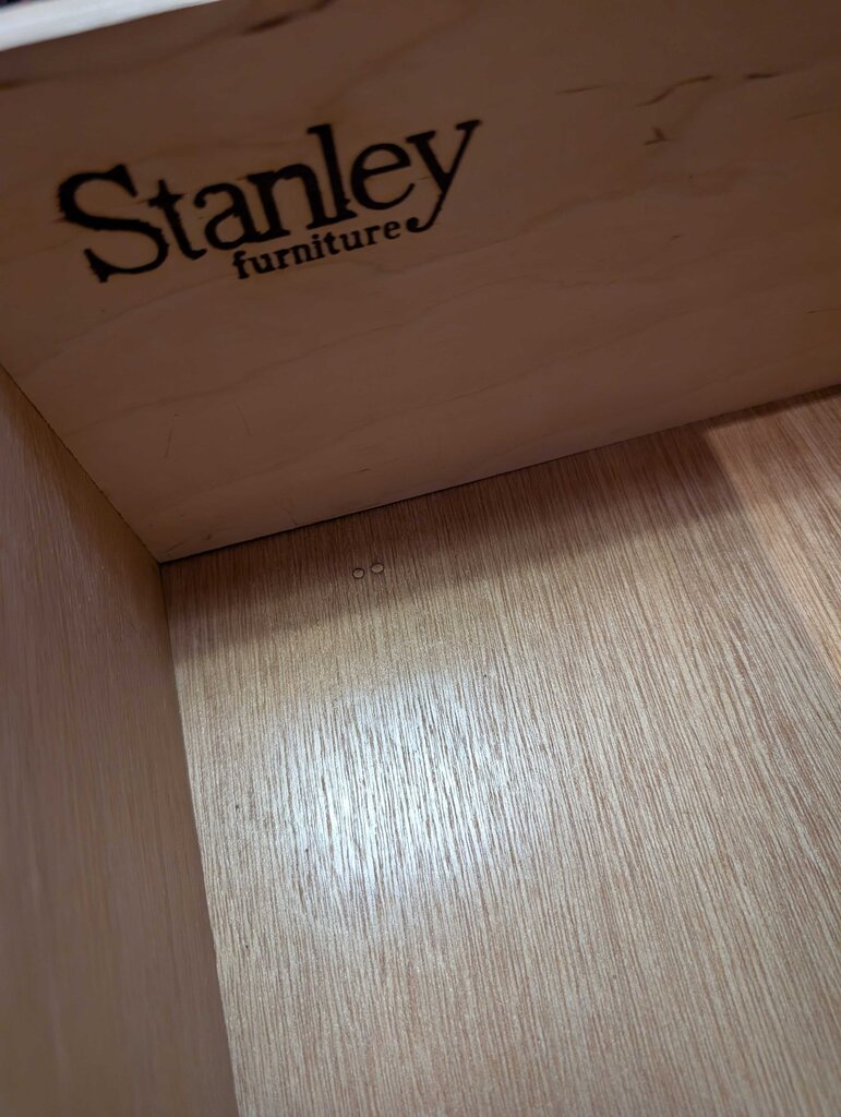 Large Oak Chest By Stanley