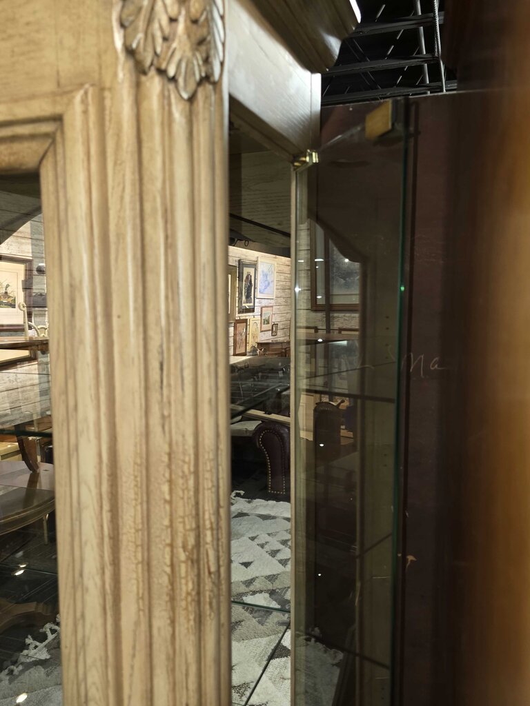 Contemporary Curio Cabinet As Is