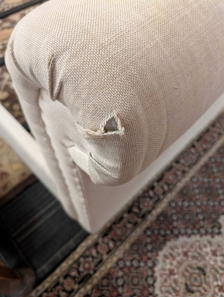 Restoration Hardware King Size Tufted Upholstered Bed