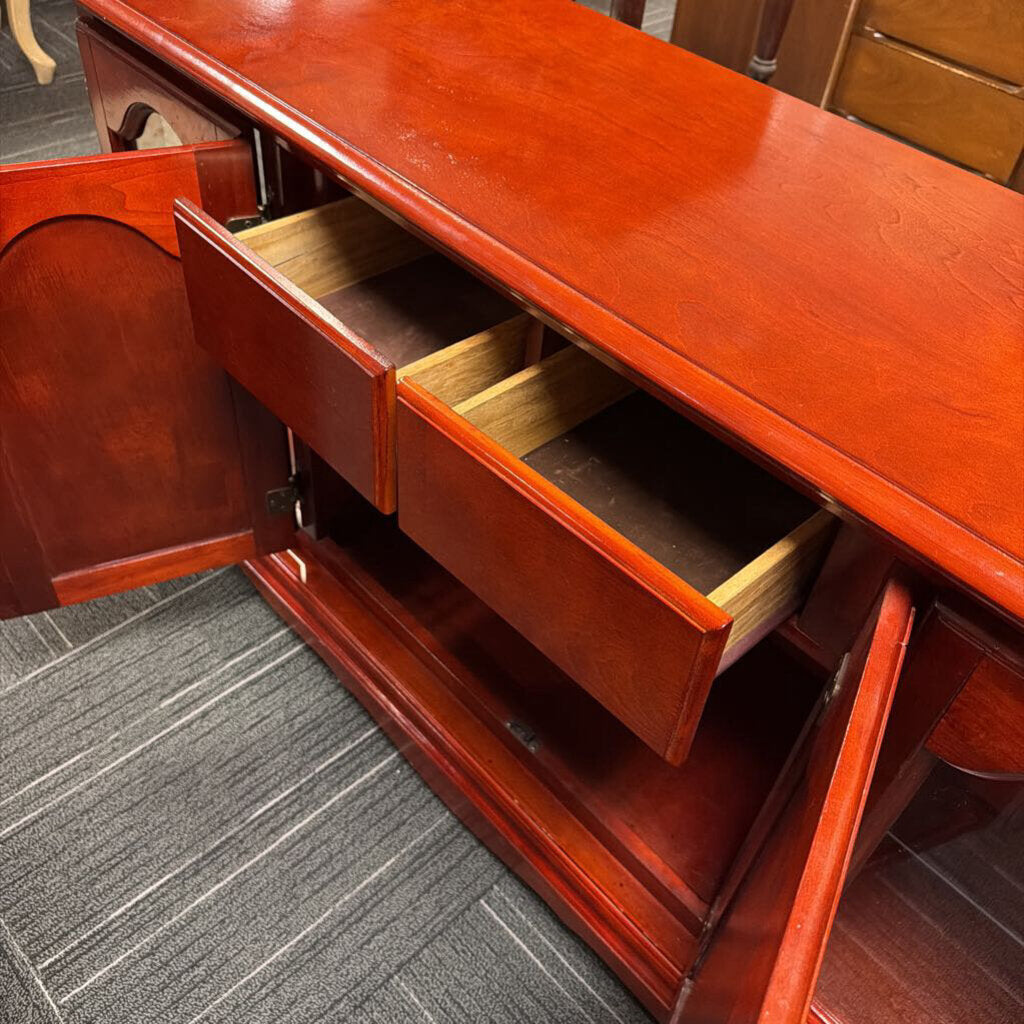 Cherry Finish Sideboard