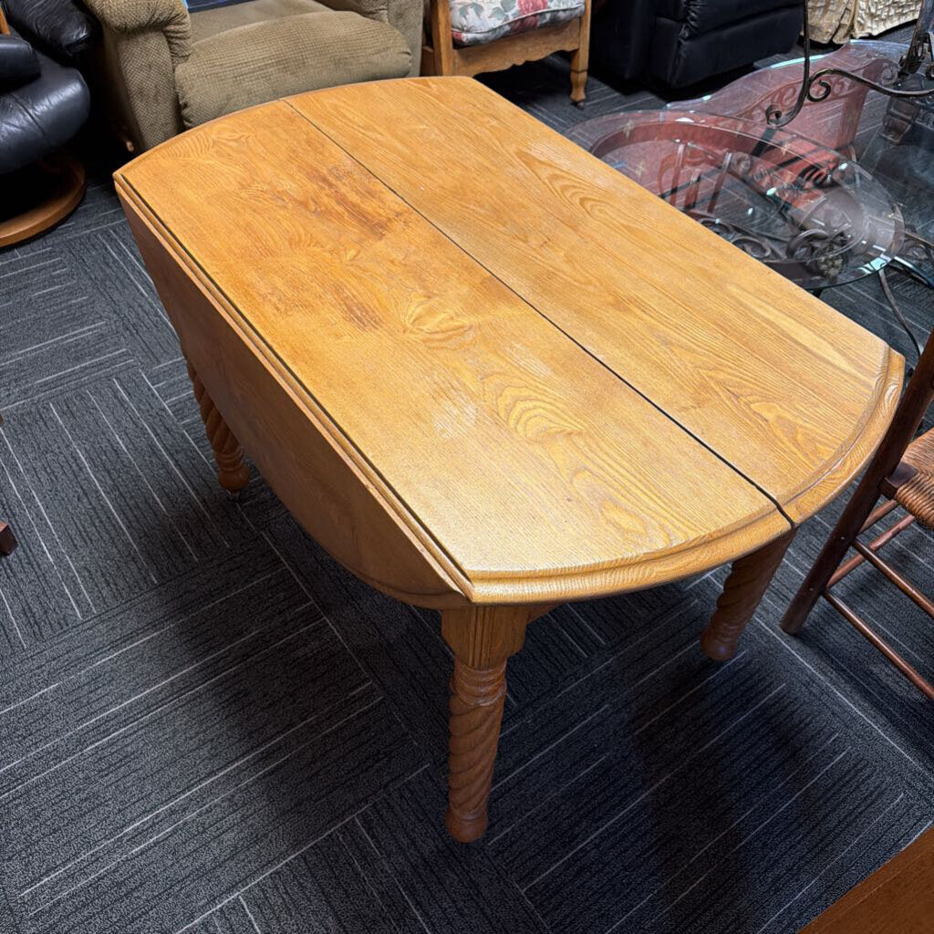 Antique Drop Leaf Table With Leaves