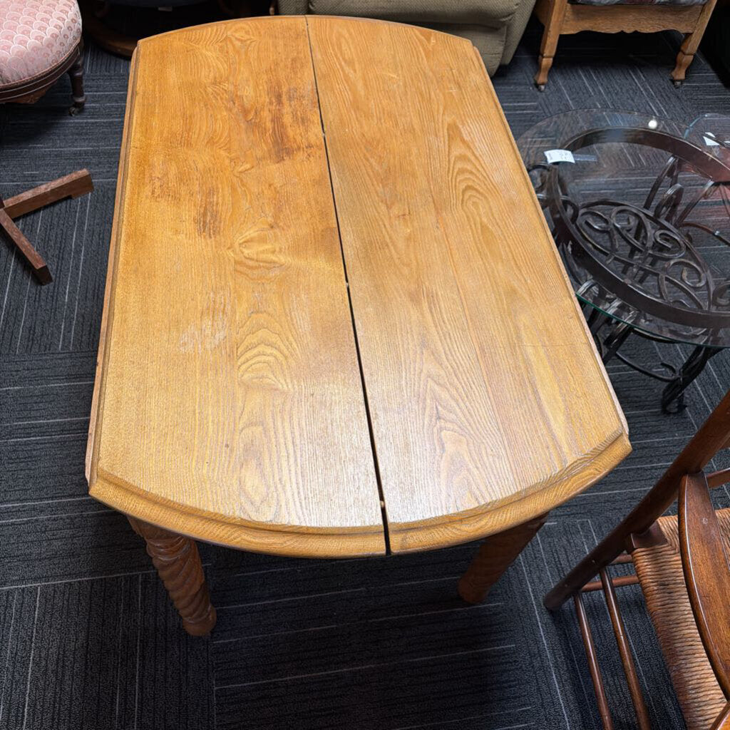 Antique Drop Leaf Table With Leaves