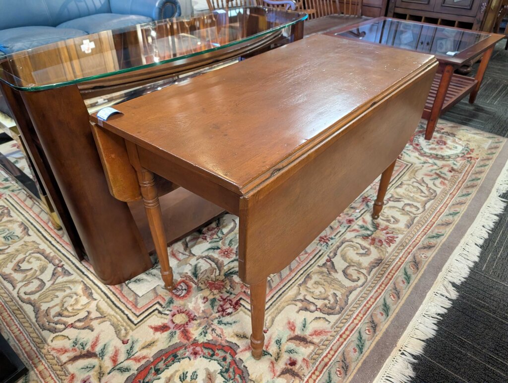 Antique Sheraton Drop Leaf Table Circa 1850