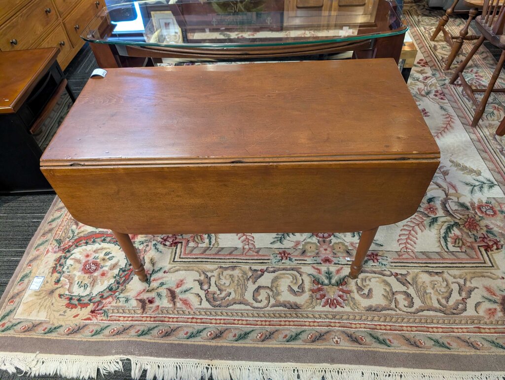 Antique Sheraton Drop Leaf Table Circa 1850