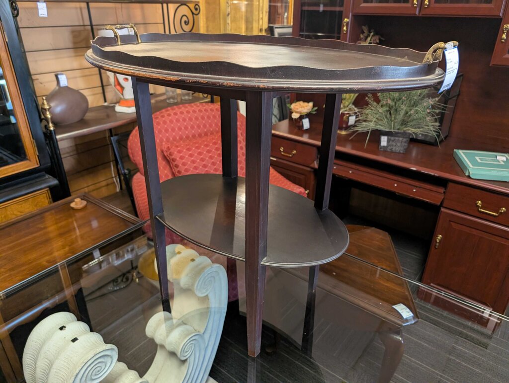 Vintage Mahogany Tea Occasional Table