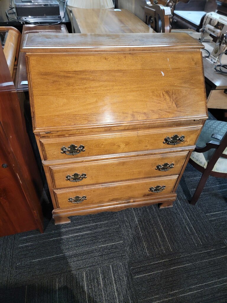 Vintage Drop Front Desk