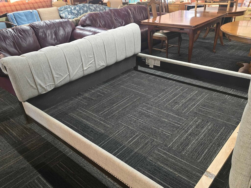 King Upholstered Tufted Panel Bed by Ashley