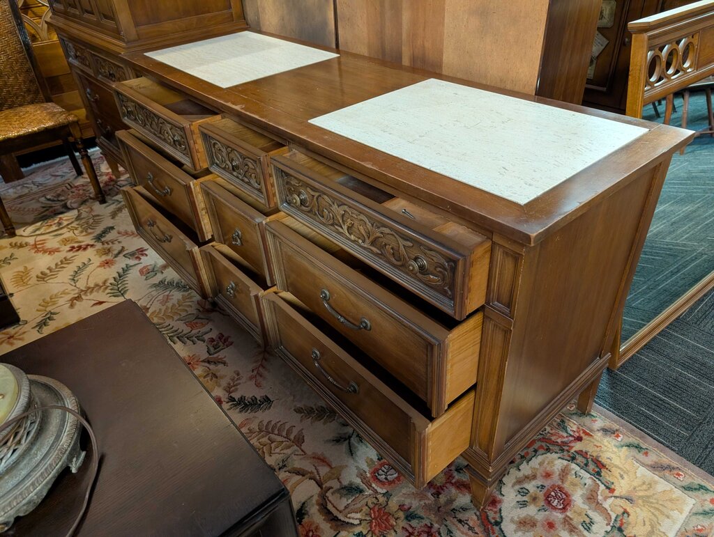 Vintage Six Drawer Dresser