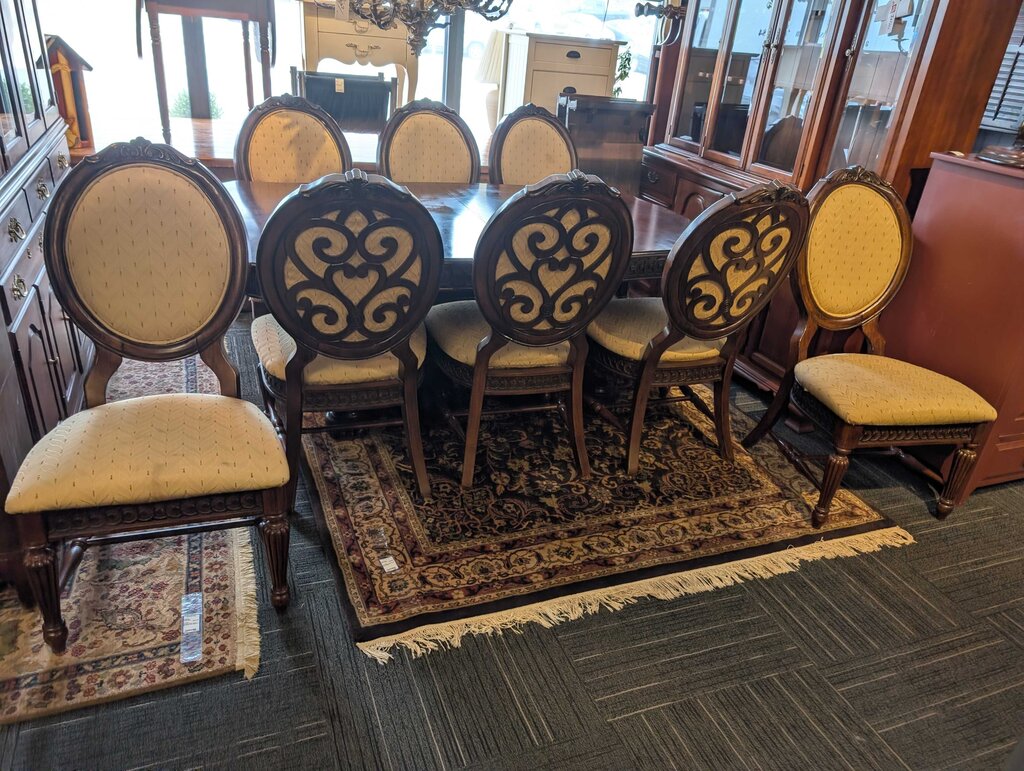 Formal Table With Eight Chairs