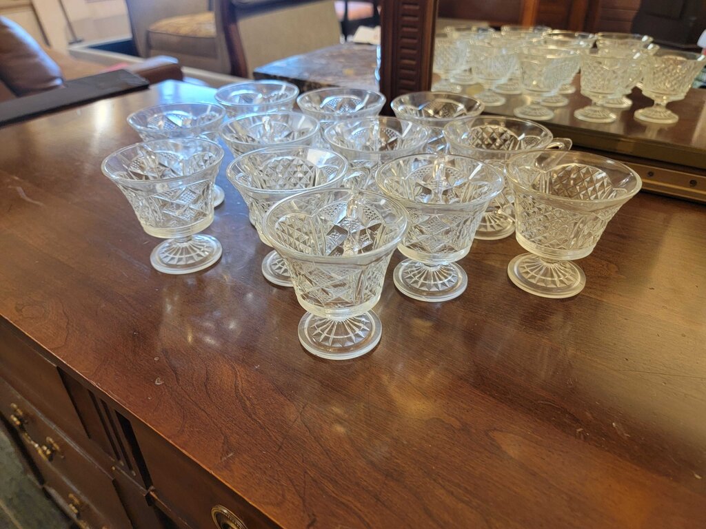 Vintage Lancaster Colony Punch Bowl and Cup Set