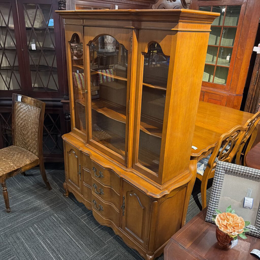 Vintage French China Cabinet by Bassett