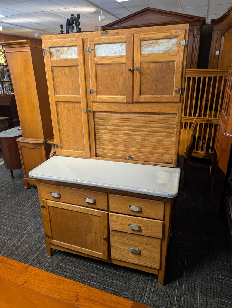Antique Hoosier Cabinet By Wilson Cabinet Company