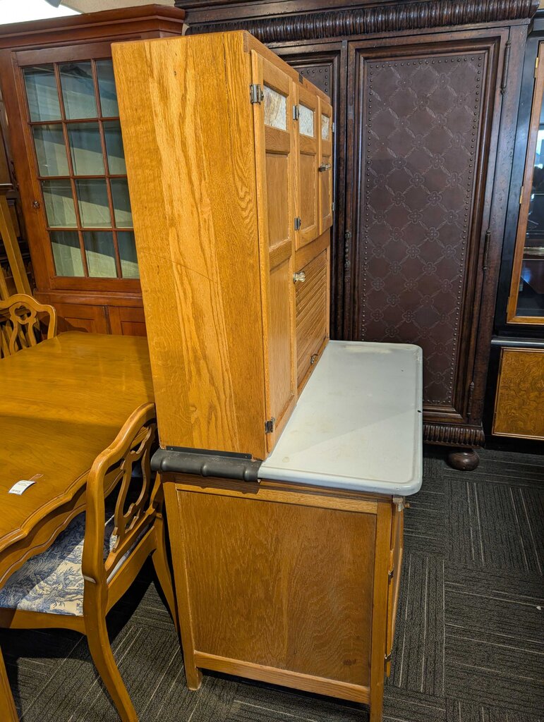 Antique Hoosier Cabinet By Wilson Cabinet Company