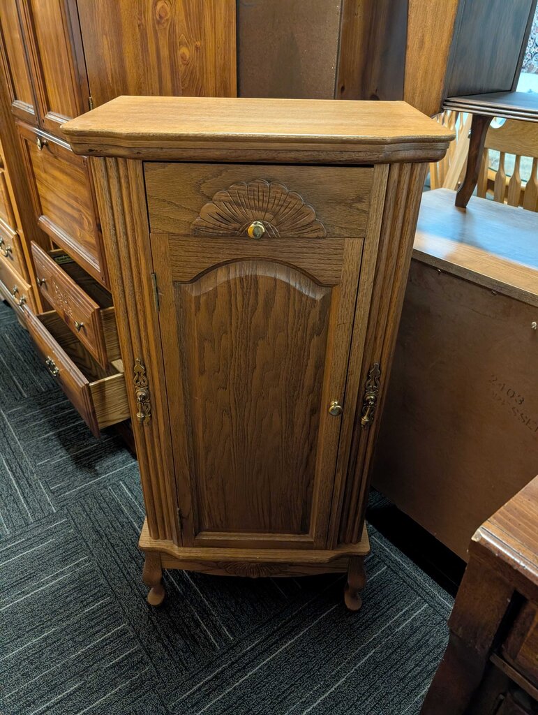 Oak Jewelry Armoire