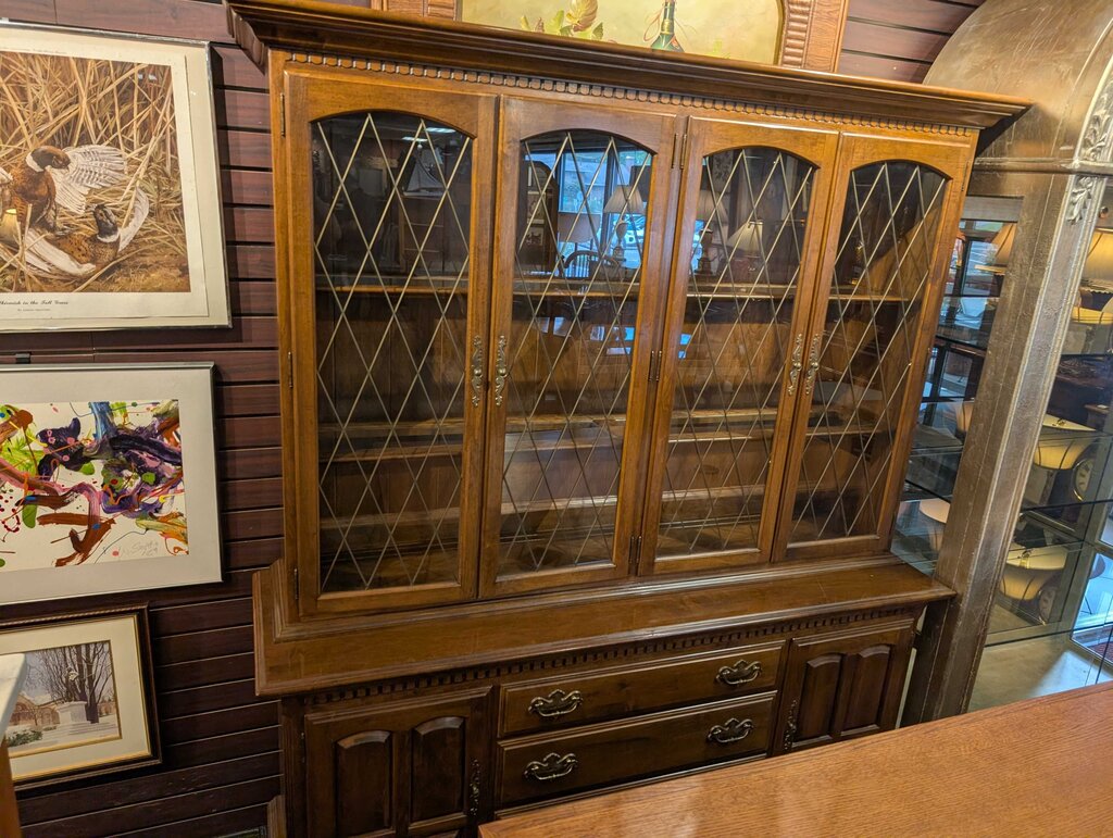 Ethan Allen Cherry China Cabinet