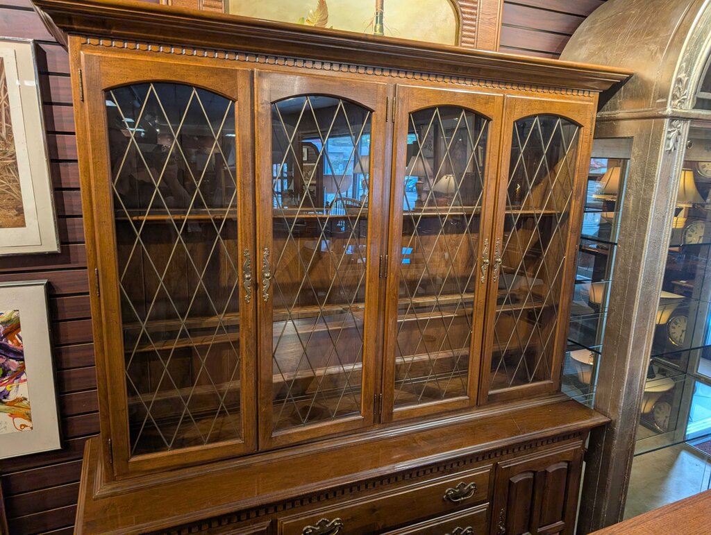Ethan Allen Cherry China Cabinet
