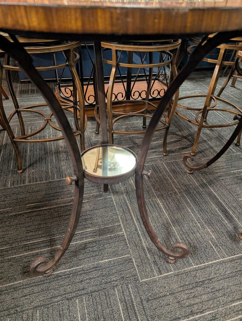 Pair of UTTERMOST Side Tables w/ Mirrored Tops