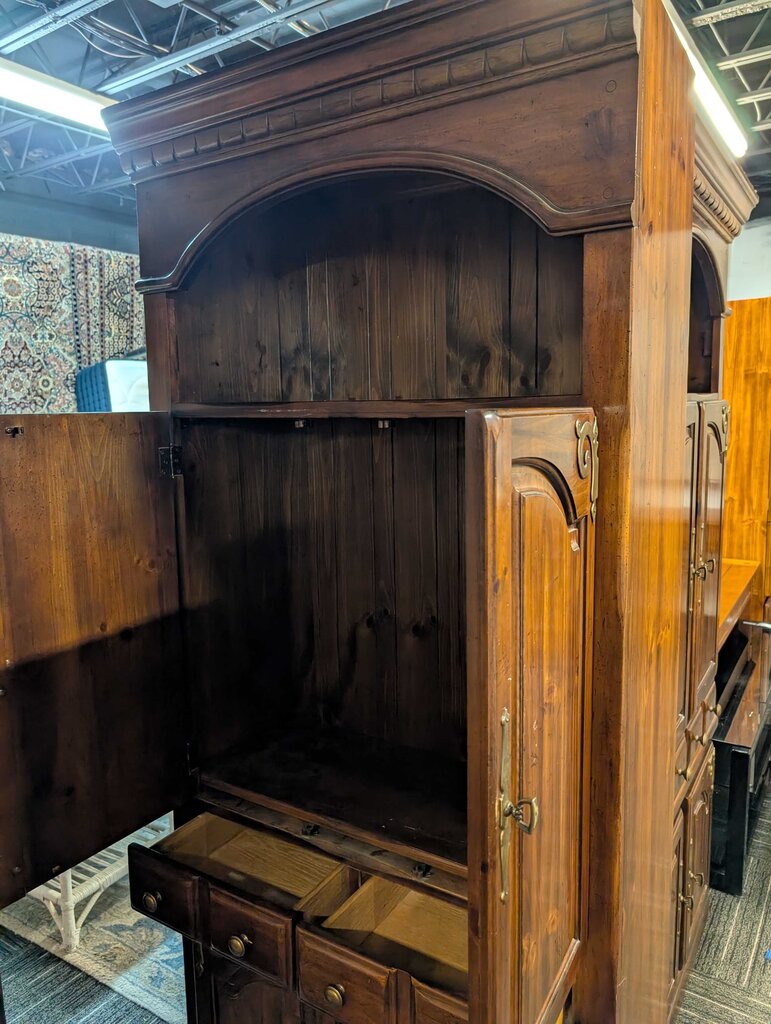 Vintage Pine Storage Cabinet