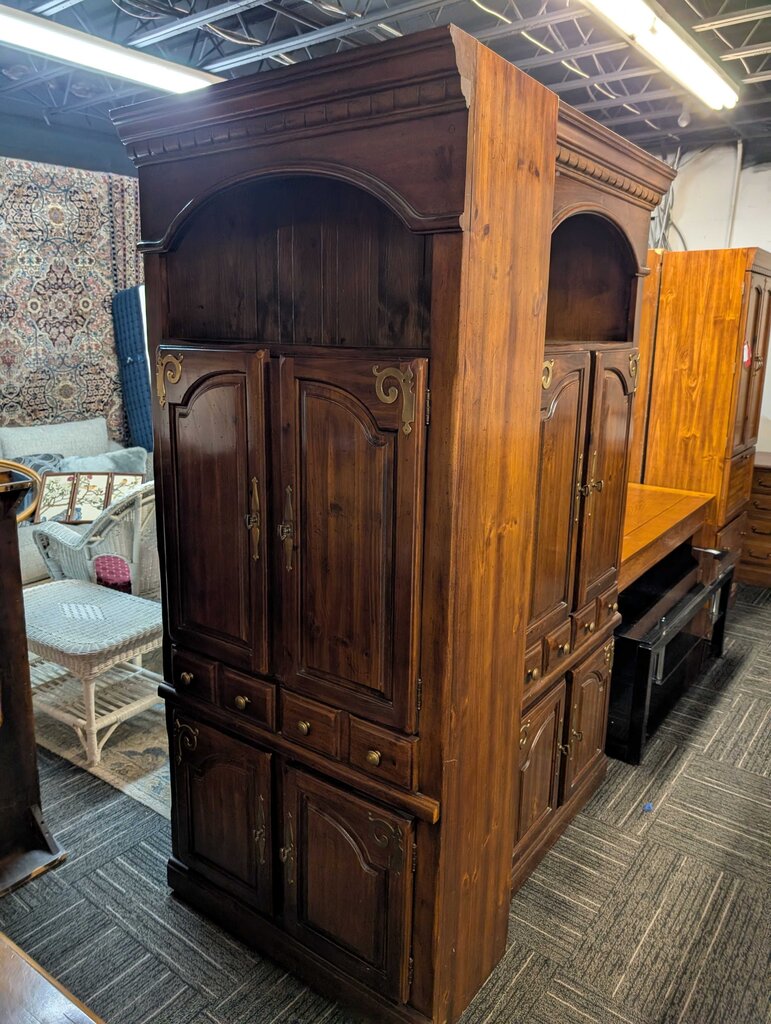Vintage Pine Storage Cabinet