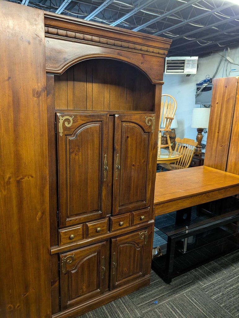 Vintage Pine Storage Cabinet